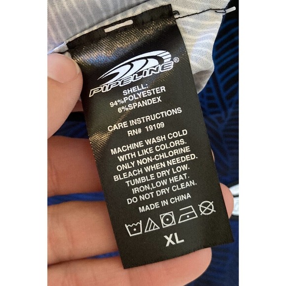 NWT $40 Pipeline Swim Trunks Size XL Men’s Blue - Picture 5 of 10